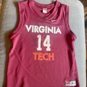 Boys Nike Virginia Tech Hokies Basketball Jersey #14-LG/16-18